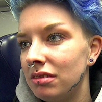 Girlwithfacetattoo aka Jacky aus Hartes Deutschland Nagie